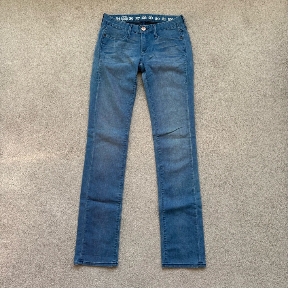 Earnest Sewn Decca Straight Leg Jeans 25
